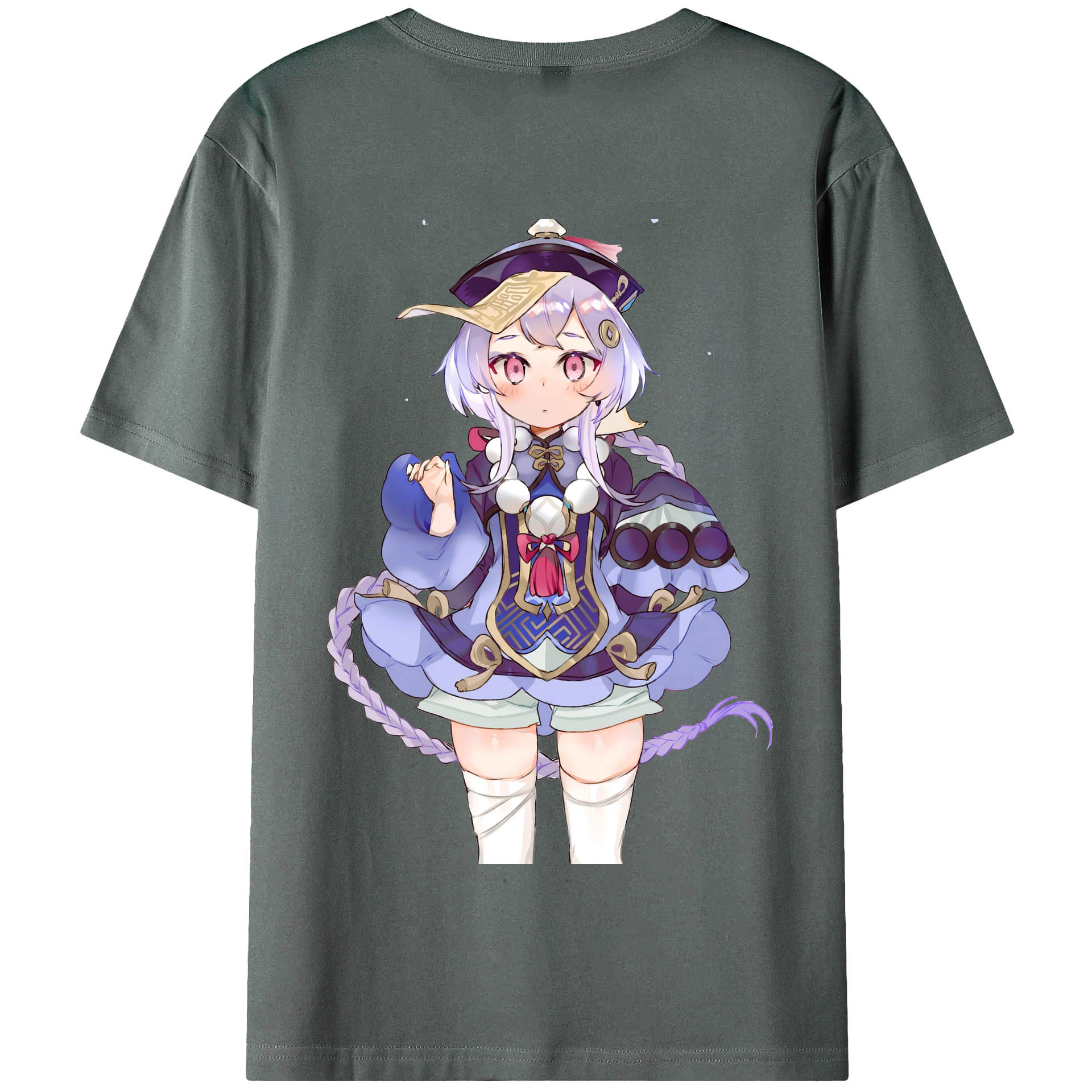げんし神 七七 なな  genshin Nana 綿100％半袖Tシャツ（背面プリント）
